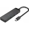 Image de Vention Hub USB TGTBB Schwarz (USB-C, 4 ports), Station d'accueil + hub USB, Noir