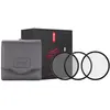 Image de Kase Wolverine Revolution Video Filterkit Black Mist 1/4 82mm (Filtre Black Mist, Filtre gris neutre, Filtre polarisant), Filtre photo, Noir