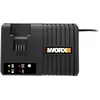 Image de Worx 20 V Chargeur rapide pour batteries Power Share jusqu'à 6000 mAh, 1 pièce, wa3867