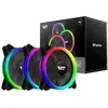 Image de Darkflash Tech Computer Fan Set ARGB Darkflash DR12 Pro 3in1 (black) (120 mm, 3x), Ventilateur PC, Noir