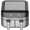 Image de MasterPRO Friteuse à air chaud 2400W revêtement antiadhésif, boîtier Cool-Touch, fonction minuterie, avec di, Friteuse, Noir
