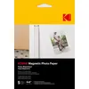 Image de Pack de 5 feuilles de papier photo magnétique Kodak 10x15 690g Blanc