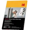 Image de Kodak Papier photo adhésif -valokuvapaperi (255 g/m², 10 x 15 cm, 20 pcs), Papier photo, Blanc