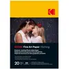 Image de Kodak Papier FOTO Fotograficzny Fine Art Paper Etching A4 20 szt. 210x297mm / 9891-198 (210 g/m², A4, 20 pcs), Papier photo, Blanc