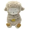 Image de Peluche SZSMART HXXY01 agneau avec lumière respiratoire pour endormir les enfants - blanc