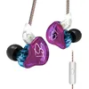 Image de Écouteurs SZSMART KZ ZST HIFI courbés avec microphone coloré (In ear - sensibilité 106db)