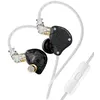 Image de Écouteurs SZSMART KZ-ZS10 PRO HIFI courbés avec microphone noir 01 (In ear - sensibilité 111db)