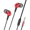 Image de Ecouteurs BOROFONE BM52 Universel 3.5mm Rouge