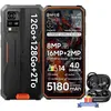 Image de Blackview BV4800 Pro Smartphone Incassable 6,56 12Go+128Go Android 14 Dual SIM NFC Orange avec Airbuds 60