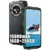 Image de Smartphone Incassable Blackview BV9300 Pro 16Go+256Go 15080mAh(33W) 6.7+écran secondaire 1.32 64MP+32MP Android 13 NFC 100LM -Vert