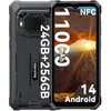 Image de Smartphone Blackview BV6200 Plus 24 Go RAM 256 Go ROM Android 14 Téléphone robuste only cell phone noir