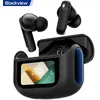 Image de Écouteurs Bluetooth Blackview AirBuds 12 - BT 5.4 écran tactile LED ANC & ENC IPX7 étanche - noir