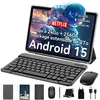 Image de Tablette Tactile TABWEE T20 10.1" RAM 24Go ROM 256Go-SD 2To, 5G WiFi, Android 15, IA Gemini 2.0,Avec Clavier,Etui,Stylet,Souris.