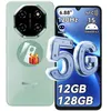 Image de 5G Téléphone Portable Débloqué Blackview SHARK 6 12Go+128Go/2To 6.67" 50MP+13MP 5000mAh Android 15 Smartphone,Dual SIM,GPS - Vert