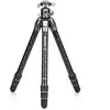 Image de Benro Tripode Turtle 34C + GX35 Tripode (TTOR34CGX35) - TTOR34CGX35 (Carbone, Métal), Trépied, Noir, Argent