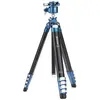 Image de Benro TCBA25G36PT Cyanbird Aluminium Stativ Kit (Métal), Trépied, Noir, Bleu, Argent