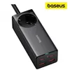 Image de Chargeur de bureau AC+2U+2C 100W EU Noir Avec câble Mini blanc Type-C vers Type-C 100W/20V/5A -1m Noir- PSZM000401