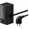 Image de Baseus PowerCombo (65 W, 3 ports), Chargeur USB, Noir