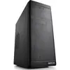 Image de Deepcool Wave V2 Juodas, Micro ATX, Alimentation électrique incluse No (mATX, Mini-ITX), Boîtier PC, Noir