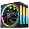 Image de Deepcool FL12R Reverse 3in1 120x120x25 Noir (120 mm, 3x), Ventilateur PC, Noir