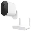 Image de Caméra de surveillance d'extérieur Xiaomi Mi sans fil Wifi 1080p avec routeur Blanc