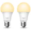 Image de Ampoule Led Connectée E27 Blanc Chaud 806 Lumens - Tapo L510E - 2 Ampoules L510E