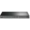 Image de TP-Link JetStream TL-SG3452P V1 - Commutateur - Géré - 48 x 10/100/1000 (PoE+) + 4 x Gigabit SFP - rac (48 ports), Switch réseau, Noir