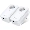 Image de TP-Link AV1300 Kit de démarrage pour courant porteur Gigabit Passthrough (1200 Mbit/s), CPL, Blanc