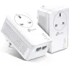Image de TP-Link TL-PA7027P KIT AV1000 Kit de démarrage Powerline 2 ports Gigabit Passthrough (1000 Mbit/s), CPL, Blanc