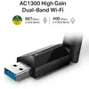 Image de Cl © USB WiFi Bi-Bande AC1300 MU-MIMO avec Antenne - Archer T3U Plus