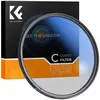 Image de K&F Concept Filtre à lentille polarisante circulaire 58MM ultra-mince 18 couches multiples (Série C) (58 mm, Filtre polarisant), Filtre photo, Transparent