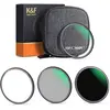 Image de K&F Concept Concept Magnetic Kit de filtre de direction CPL-ND-UV 82 mm (Filtre gris neutre), Filtre photo, Noir