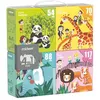Image de Valisette 4 Puzzles - Mideer Multicolore