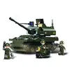 Image de Sluban army - m38-b9800 - tank (char + moto)