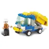 Image de Jeu de construction brique emboitable Sluban town camion benne m38 b0178 figurine articulé