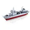 Image de Jeu de construction compatible lego brique emboitable sluban modelbricks navire d’approvisionnement militaire armée M38 B0701