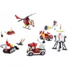 Image de Jeu de construction Sluban fire set véhicules camion pompier M38-B0811 figurines articulés
