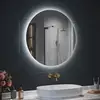 Image de SIRHONA Miroir Rond Salle de Bain LED Miroir Lumineux Salle de Bain avec Eclairage Intégré, 3 températures de Couleur, Anti-buée