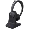 Image de Yealink WH64 MS Stereo NC(DECT, USB, Bluetooth (Sans fil, USB-C, Les équipes Microsoft), Casque micro de bureau, Noir