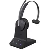 Image de Yealink WH 64 Microsoft Teams (Sans fil, USB-C, Les équipes Microsoft), Casque micro de bureau, Noir