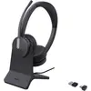 Image de Yealink BH70 (Sans fil, USB-A, Les équipes Microsoft), Casque micro de bureau, Noir