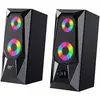 Image de Havit Enceintes SK208 Pro RGB Illuminated (Noir), Haut-parleur PC, Noir