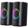 Image de Havit SK212 Haut-parleurs d'ordinateur RGB, Haut-parleur PC, Noir