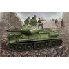 Image de Russian T-34/85 (1944 Flattened Turret) Tank- 1:48e - Hobby Boss