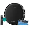 Image de Aspirateur robot Liectroux L200 Intelligent et Silencieux Noir Usage sec et humide Compatible avec différents types de sols