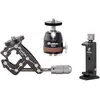 Image de Leofoto Pince de poche MC-30 + Kit avec rotule 19 + Smartphone (Support smartphone pour trépied), Trépied : accessoires, Noir