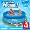 Image de Piscine auto-portante diamètre 3,05 M x 0,76M de haut avec filtre et 3 cartouches