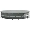 Image de Bâche hiver pour piscine tubulaire ronde Intex Ø5,49 m Gris