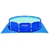 Image de Tapis de sol carré pour piscine Intex 472 x 472 cm Bleu