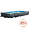 Image de Piscine tubulaire Intex - Rectangulaire - Ultra XTR - 9.75 x 4.88 x 1.32m - Accessoires inclus - Gris